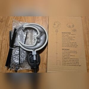 2pack Solar Moon And Stars Outdoor Lights